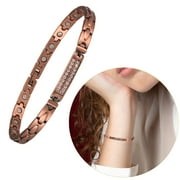 Wollet Pure Copper Magnetic Bracelets for Women, Cubic Zirconia Bracelets