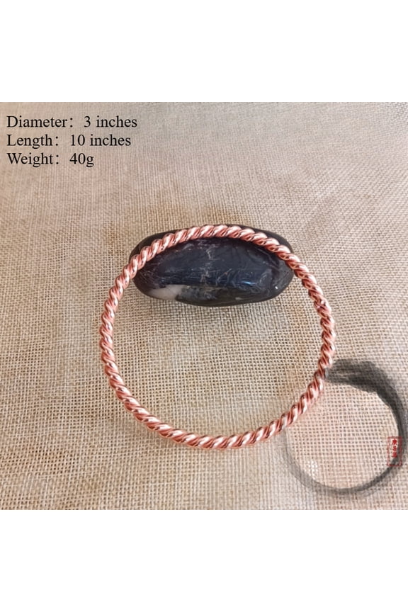 Pure Copper Tensor Ring Bracelet Bangle, Width  0.2 inches