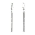 thumbnail image 1 of Wollet Pure Titanium Vertical Bar Dangle Earrings,Lightweight Drop Earrings Hypoallergenic for Women, 1 of 7