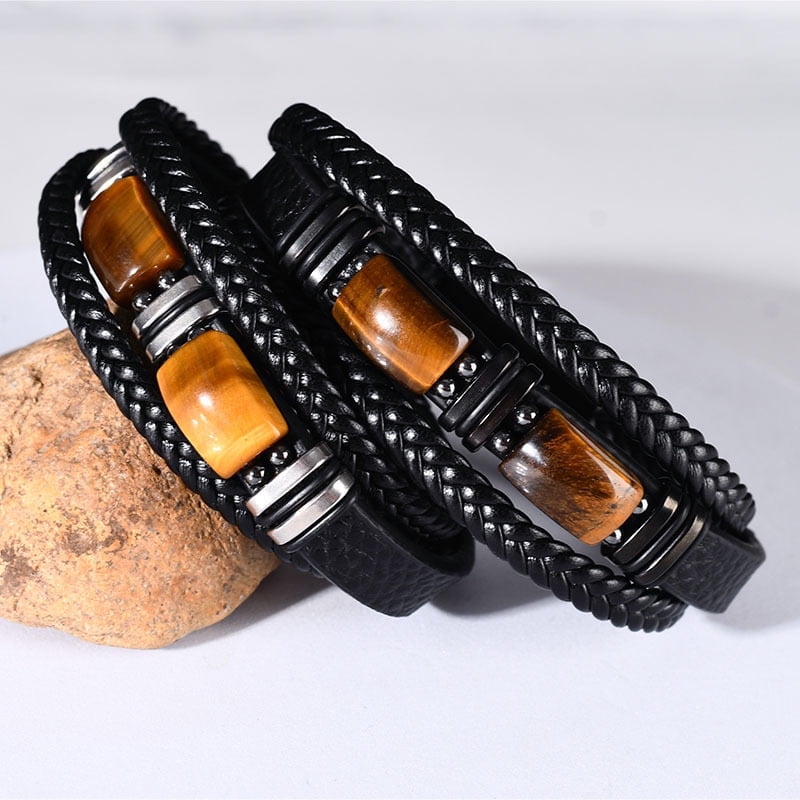 Focus for Men by Focus Men, Cross Bracelet with Simulated