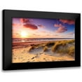 thumbnail image 1 of Wollinga 14x11 Black Modern Framed Museum Art Print Titled - Sand Dunes at Dusk, 1 of 5