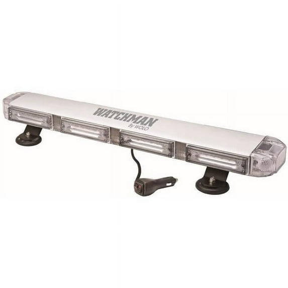 Wolo 7827MP-R Light Bar Watchman- Low Profile Led Roof Mount Light Bar Magnet Or Permanent Mount. 24-Inch Slim Line Light Bar With The Latest High Intensity Linear Led Clusters.