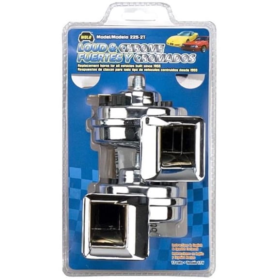 Wolo Manufacturing Chrome Horns Set