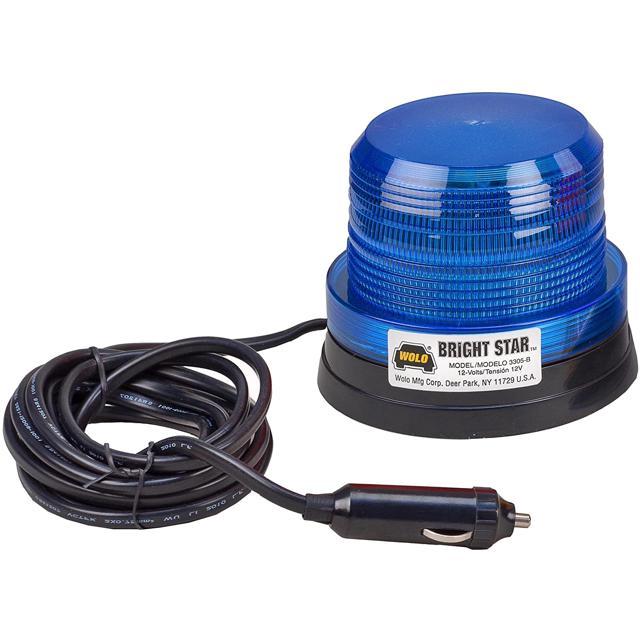 WOLO Strobe Light, Mount, Blue 3305B
