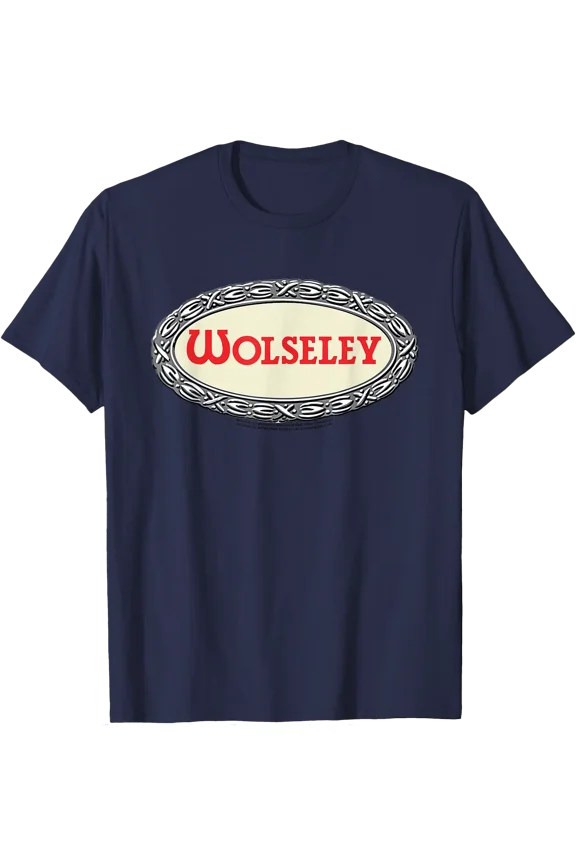 Wolseley Motors Retro Badge Logo T-Shirt, Vintage Birthday Gift