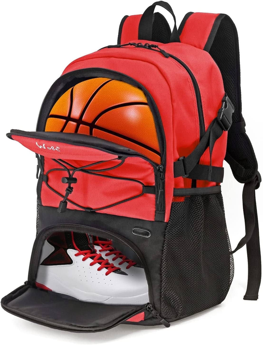 Xelfly Basketball Backpack with Ball Compartment Sports Equipment Bag