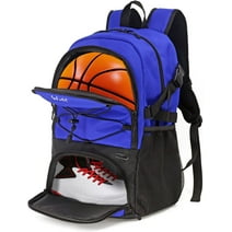 Wolt Basketball Bag Large Sports Backpack for Men Accessories Gym Daily Use - New - Blue