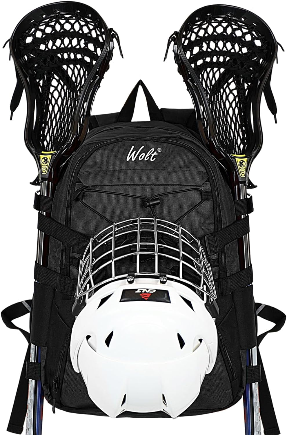 Wolt Turf Lacrosse Backpack Bag Extra Large Storage Room for