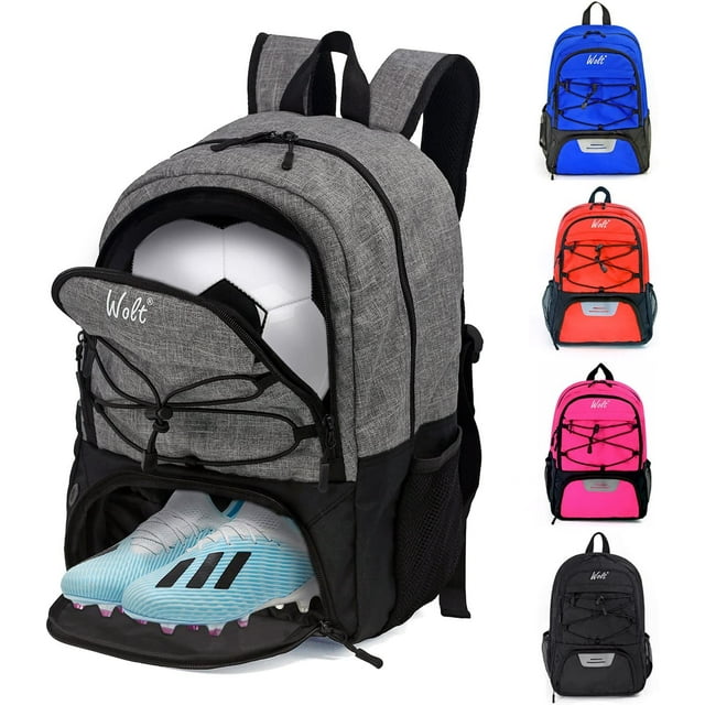 Wolt Youth Soccer Bag Soccer Backpack for Soccer, Volleyball