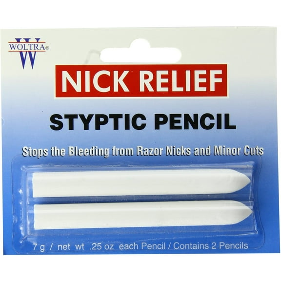 Woltra Nick Relief Styptic Pencil 2 ea (Pack of 3)