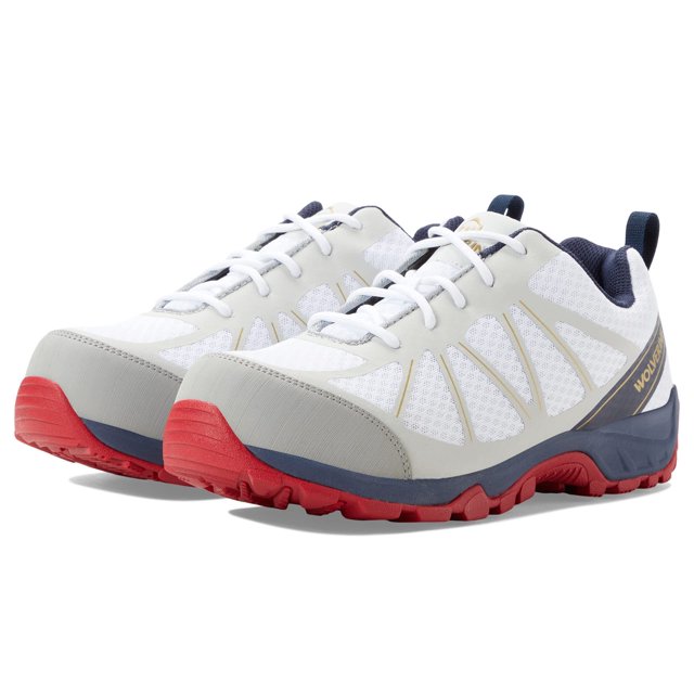 Wolverine Amherst II CarbonMax Work Shoe White/Silver 10.5 D (M)