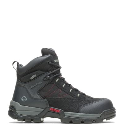 Wolverine Amphibian Composite-Toe EH Waterproof 6" Work Boot Men 7.5 Black