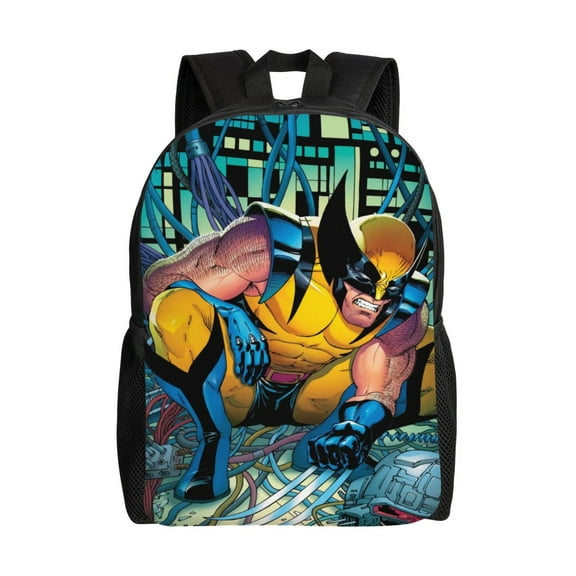 Wolverine Backpack Aesthetic Large Capacity Laptop Bookbag College Travel Hiking School Daypack Rucksack