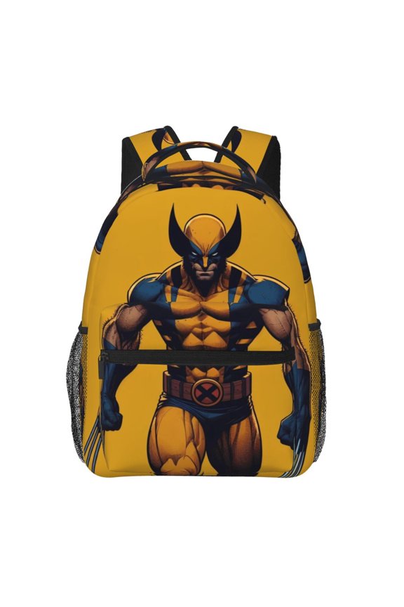 Wolverine Backpack Cartoon Lightweight Laptop Bookbag College Travel Hiking Work School Daypack Rucksack