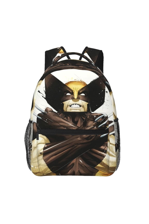 Wolverine Backpack Cartoon Lightweight Laptop Bookbag College Travel Hiking Work School Daypack Rucksack