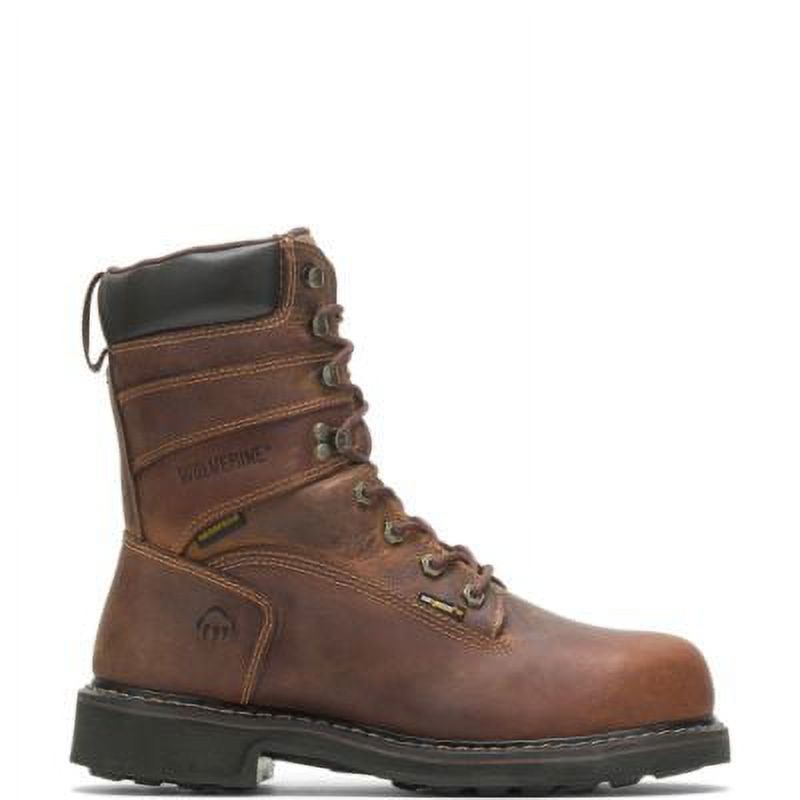Wolverine W10325 Durashock 8-Inch Waterproof Work Boot – Men's, Gold Trappeur, Lightweight