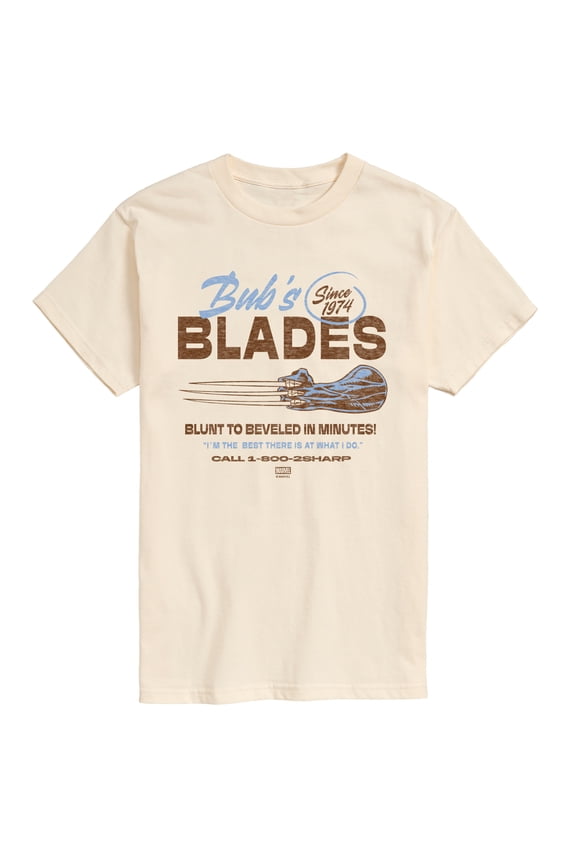 - Bub's Blades Business - Men's Short Sleeve Graphic T-Shirt
