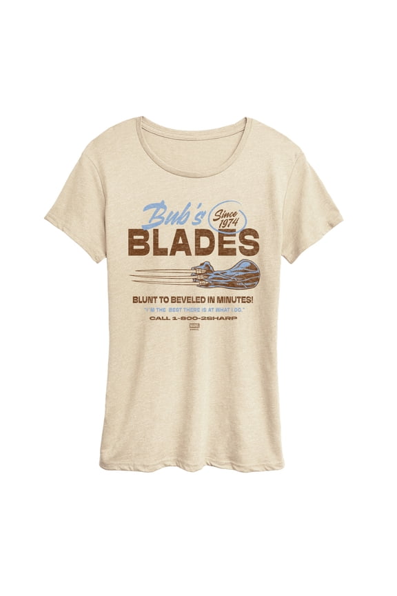 - Bub's Blades Business - Women's Short Sleeve Graphic T-Shirt