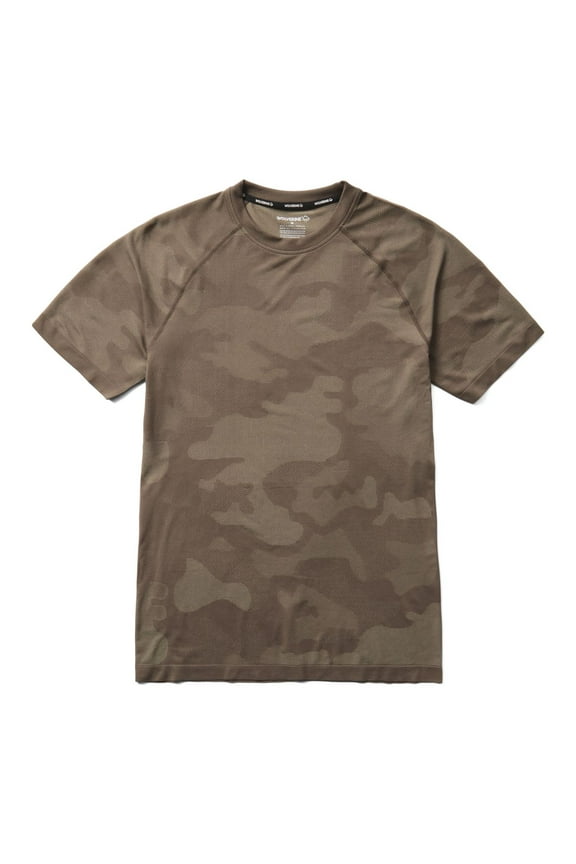 Camo Mesh Crew Neck Undershirt Men