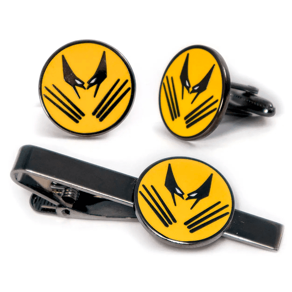 Wolverine Cufflinks, X-Men Tie Clip, Groomsmen Jewelry, Men’s Wedding Gifts
