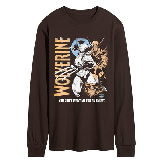 Wolverine - Don't Want Me For An Enemy - Men's Long Sleeve Graphic T-Shirt