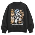 thumbnail image 1 of Wolverine - Don't Want Me For An Enemy - Women's Oversized Fleece Crew Sweatshirt, 1 of 3
