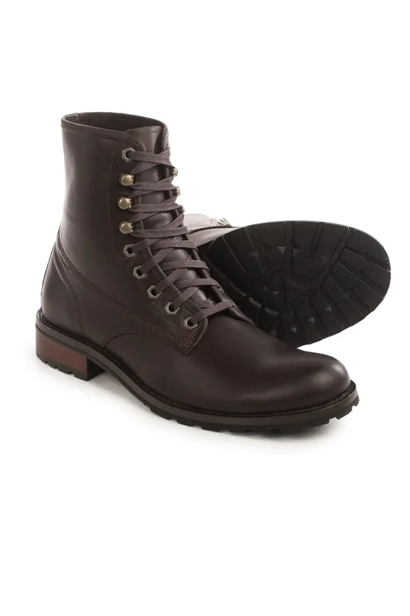 Dwayne Boots-Leather (For Men) Size 9.5