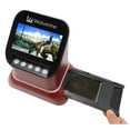 thumbnail image 1 of Wolverine F2D Saturn Digital Film & Slide Scanner - Converts 120 Medium Format, 127 Film, 35mm Negatives & Slides to Digital JPEG - Large 4.3" LCD w/HDMI Output (Red), 1 of 5