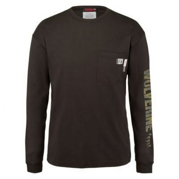 Wolverine FR Long Sleeve Print Tee Men Black