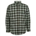 thumbnail image 1 of Wolverine FR Plaid Long Sleeve Twill Shirt Men Espresso Plaid, 1 of 5