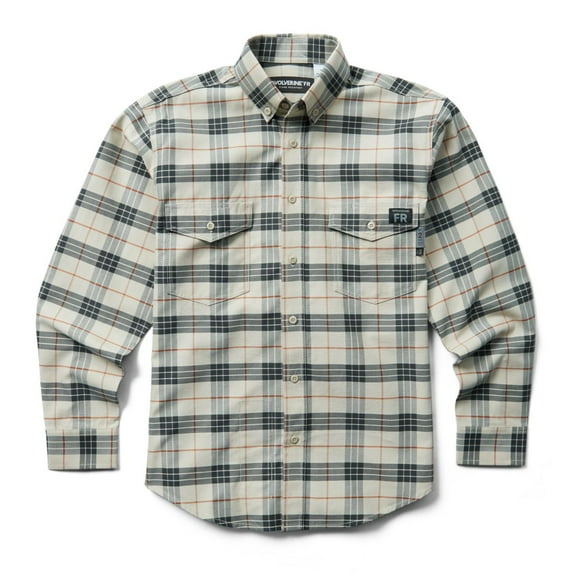 Wolverine FR Plaid Long Sleeve Twill Shirt Men