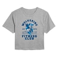 thumbnail image 1 of Wolverine - Fitness Club - Juniors Cropped Graphic T-Shirt, 1 of 4