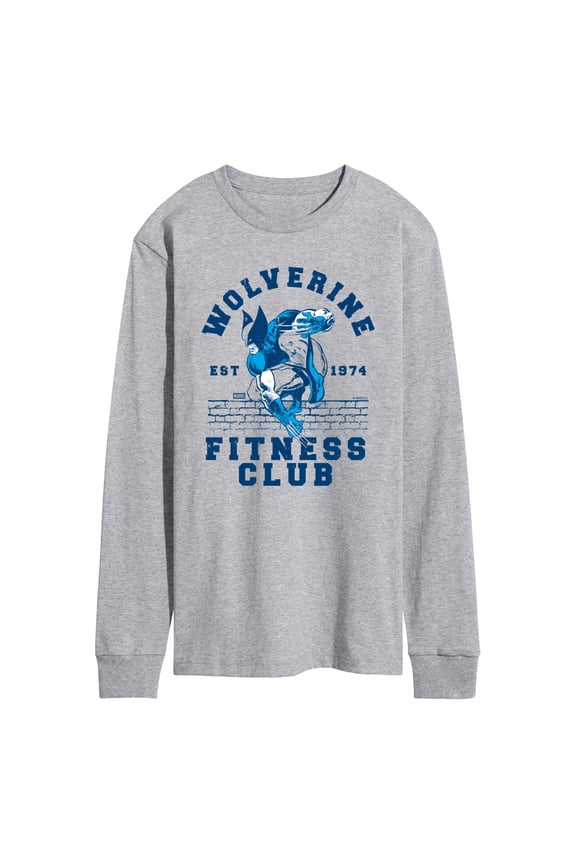 - Fitness Club - Men's Long Sleeve Graphic T-Shirt