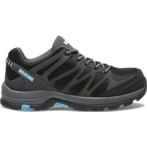 Wolverine Fletcher Low CarbonMAX Waterproof Hiking Shoe Women 10 Grey/Blue