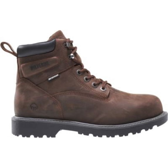Wolverine Floorhand Waterproof 6" Boot Women 8.5 Dark Brown