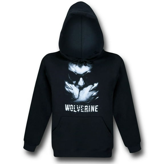 Wolverine Head Down Pullover Hoodie-Men's Medium