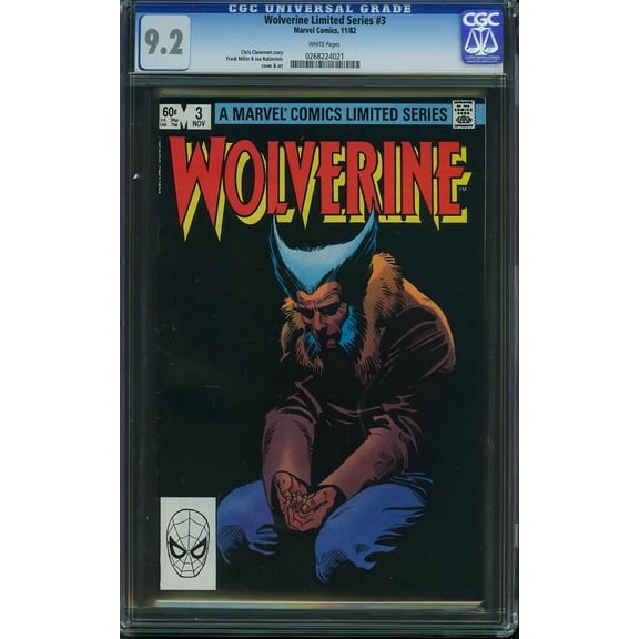 Wolverine Limited Series #3 - CGC 9.2 Comic Book