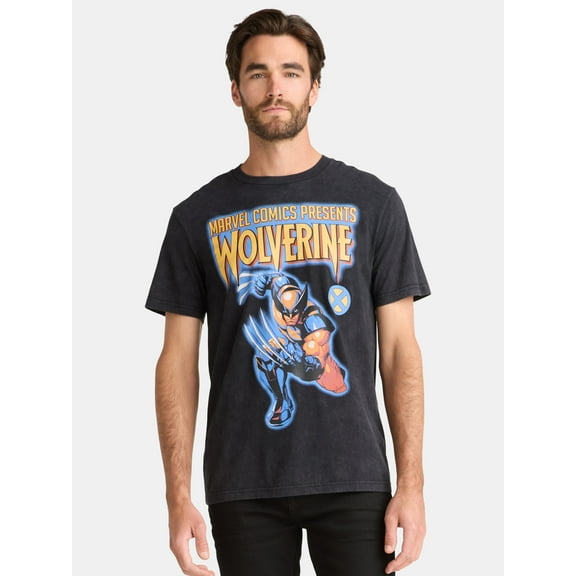Wolverine Men's and Big Men's Graphic Tee with Short Sleeves, Sizes S-3XL