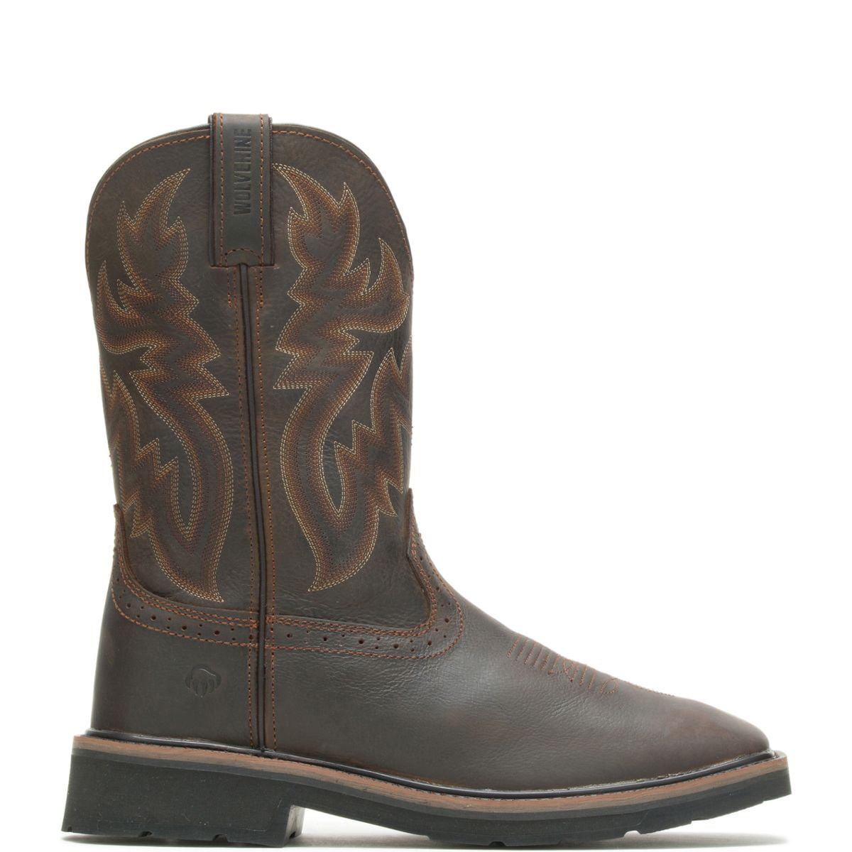 Wolverine Rancher Square-Toe Steel-Toe Wellington Men