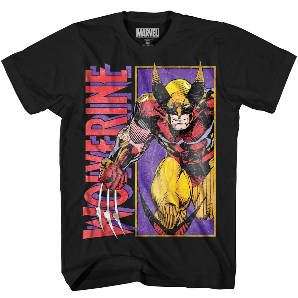 Wolverine, Men's Graphic Crew Neck T-Shirt, Panel Bust, Sizes S-3XL
