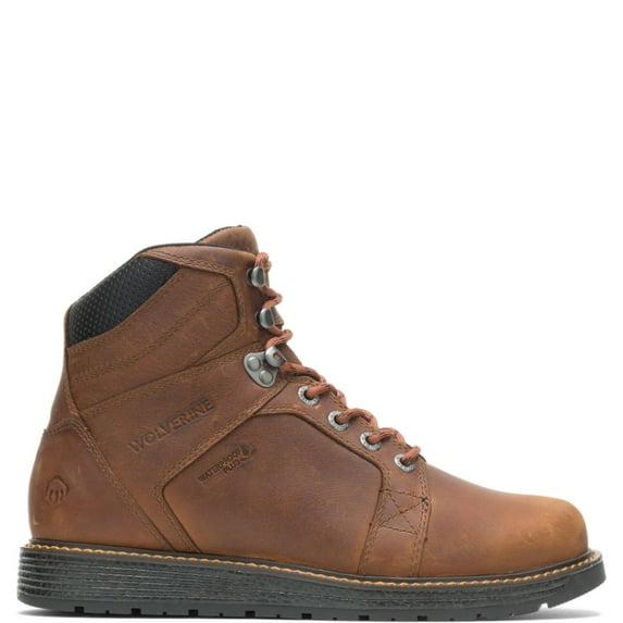 Wolverine Men's Hellcat Waterproof Work Boot Soft Toe Brown 9.5 EE US