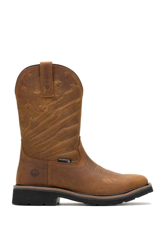 Men's Rancher Flag LX Pull-On Steel-Toe Wellington Work Boots