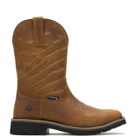 Wolverine Men's Rancher Flag LX Pull-On Wellington Work Boots