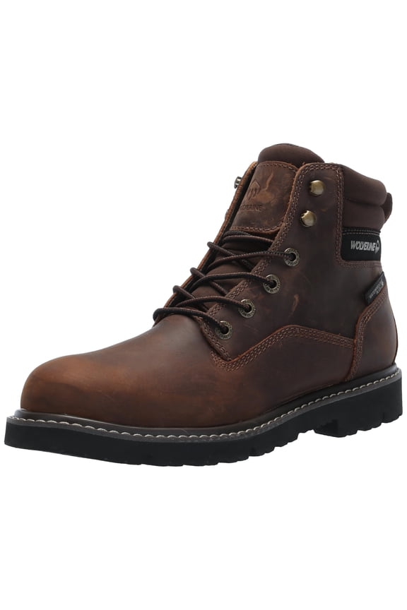 Men's Revival 6" Waterproof Industrial Boot, Dark Brown, 8.5