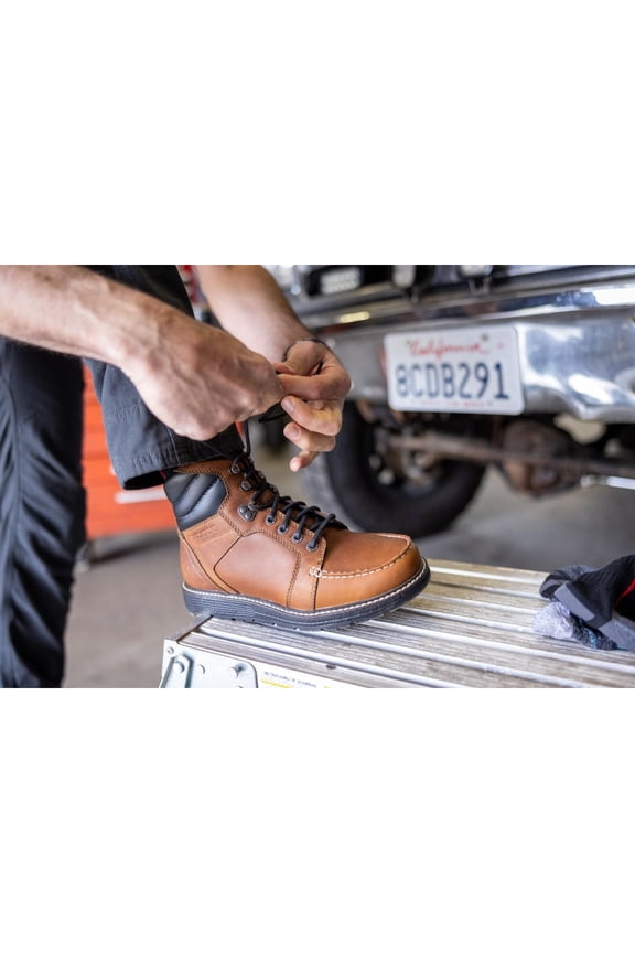 Wolverine Men's Cotton Boot Crew Sock, 4 Pair Pack, White,