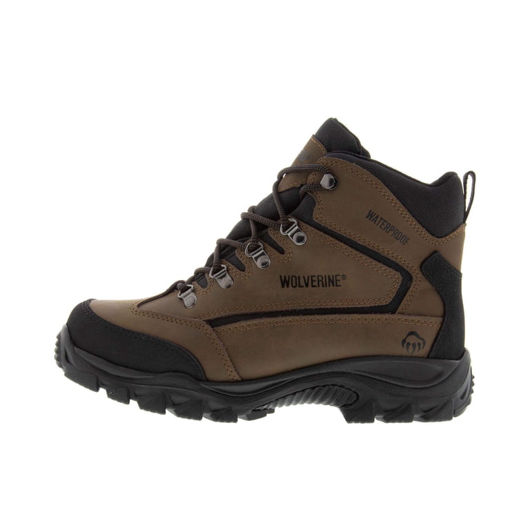 Wolverine Men\'s Spencer Waterproof Hiking Boots in brown and black SZ 11 Spencer Waterproof Hiking Boot - Work Boots | Wolverine Footwear main image 3