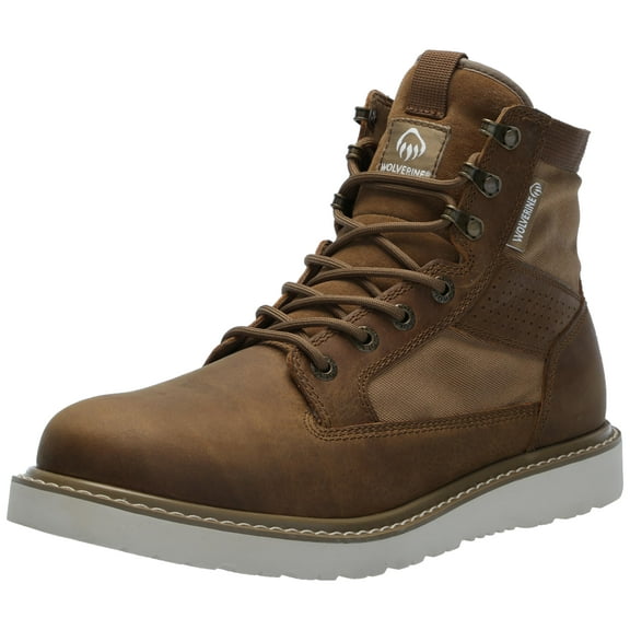 Wolverine Men's Trade Wedge 6" Unlined Canvas Industrial Boot, Coyote, 11