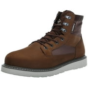 Wolverine Men's Trade Wedge 6" Unlined Canvas Industrial Boot, Dark Earth, 8.5