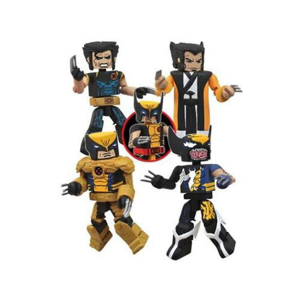 Wolverine Minimates The Wolverine Saga Exclusive Minifigure 4-Pack