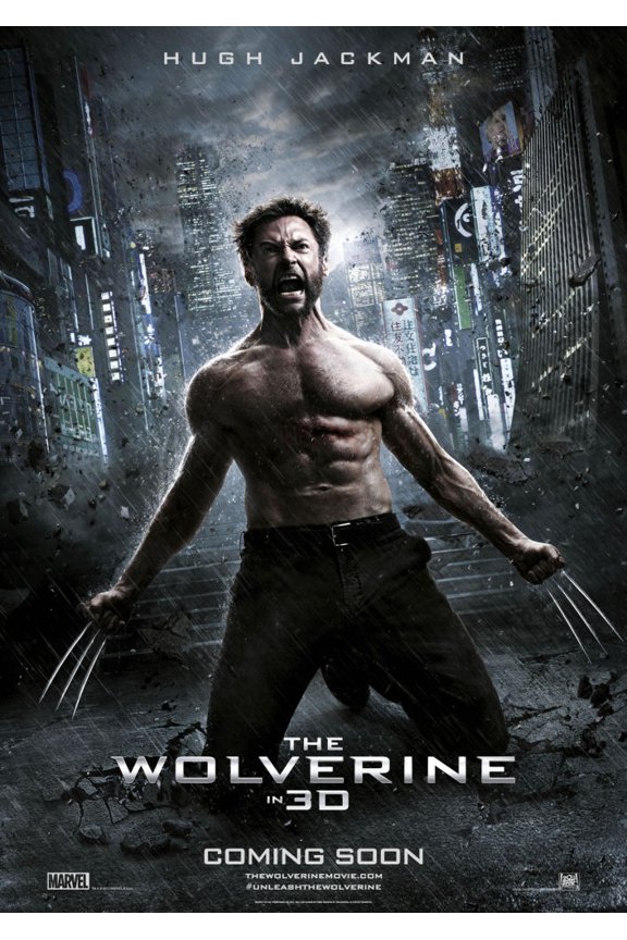 Wolverine Movie Poster 24inx36in Poster Art Poster 24x36 Unframed, Age: Adults, Rectangle Poster Time